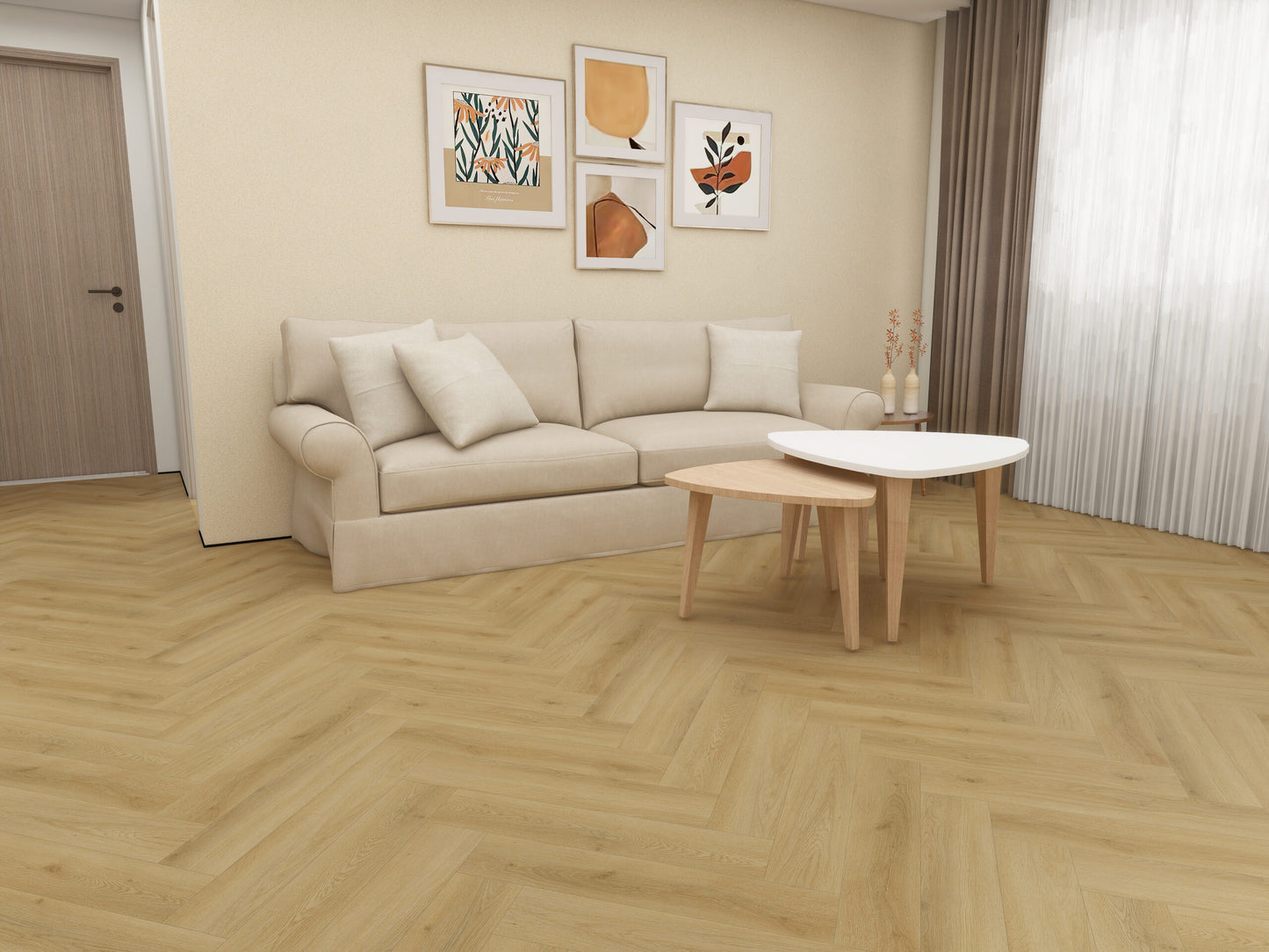 V-Floor pvc klikvloer visgraat licht eiken