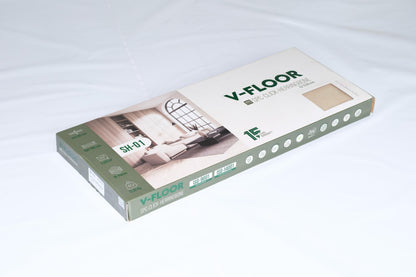 V-Floor licht beige pvc vloer klik visgraat